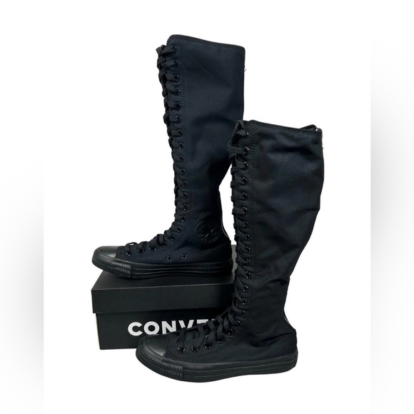 Converse Chuck Taylor All Star XXHi 7.5
Women/5.5 Men Black Knee Hi Punk Grunge - Picture 2 of 13